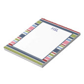 Strip Deep Hues Notepad Notizblock (Rotiert)