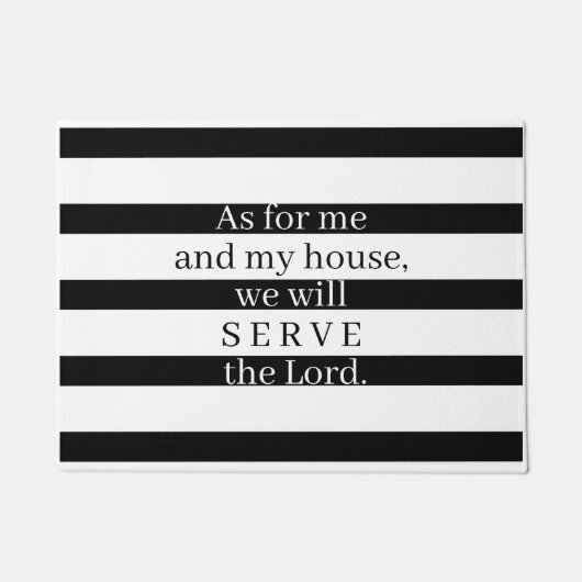 Strip Design Bibel Verse Fußmatte (Vorderseite)