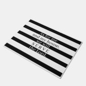 Strip Design Bibel Verse Fußmatte (Schrägansicht)