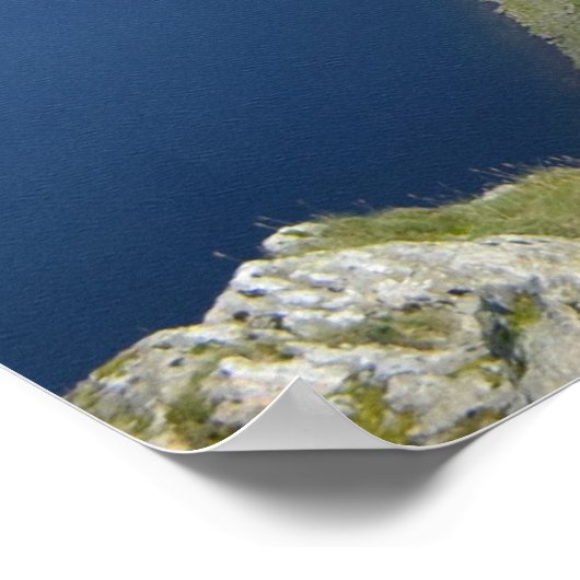 Strip Edge - English Lake District Poster (Ecke)