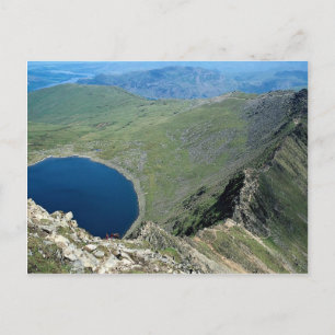 Strip Edge von Helvellyn, Lake District, England Postkarte