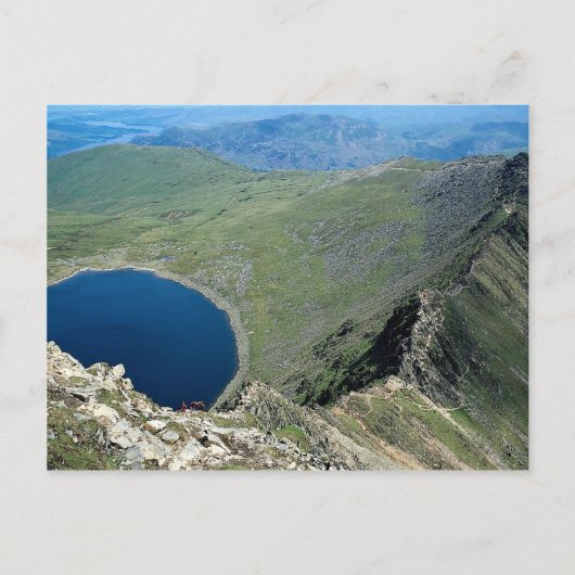 Strip Edge von Helvellyn, Lake District, England Postkarte (Vorderseite)