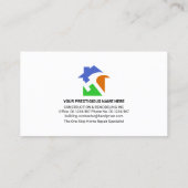 Strip für kreative Handyman-Tools Visitenkarte (Rückseite)