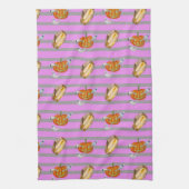 Strip Halloween Geschirrtuch (Vertikal)