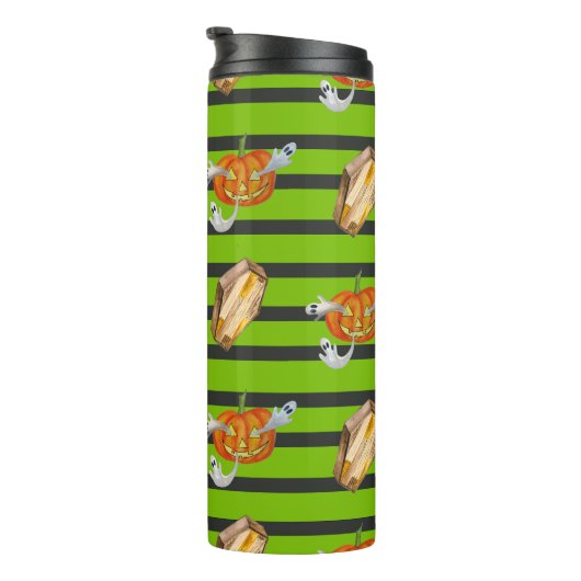 Strip Halloween Thermosbecher (Nach rechts gedreht)