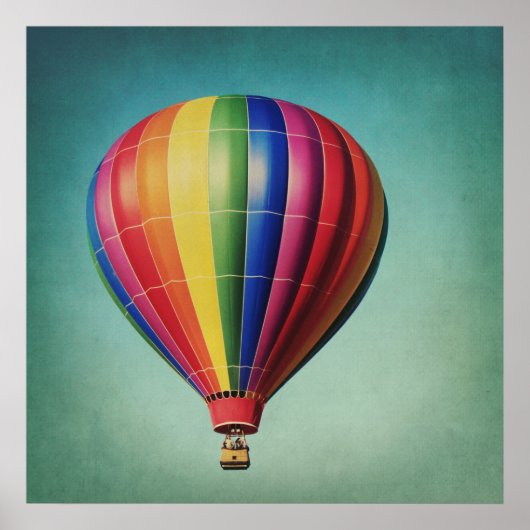 Strip Hot Air Ballon Poster (Vorne)