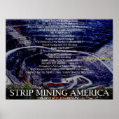 Strip Mining America Poster (Vorne)