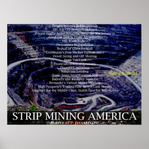 Strip Mining America Poster