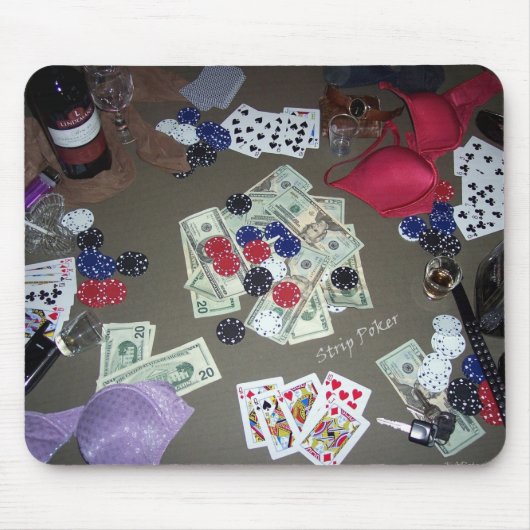 Strip-Poker Mousepad (Vorne)