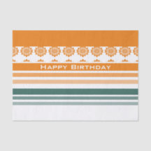 Strip Print Birthday