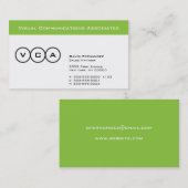 Strip und Circles-Visitenkarte Visitenkarte (Vorne/Hinten)