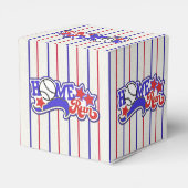 Strip Zuhause Run Baseball Cube Favor Box Geschenkschachtel (Rückseite)
