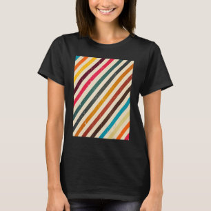 Stripe als Vintager Retro-Bildschirm für 80er 90er T-Shirt