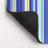 Stripe Blue Mouse Pad! Mousepad (Ecke)