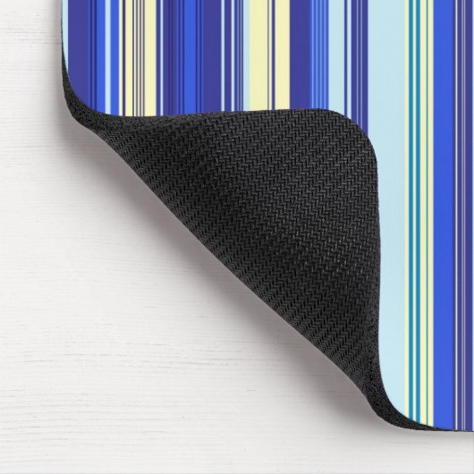 Stripe Blue Mouse Pad! Mousepad (Ecke)