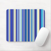 Stripe Blue Mouse Pad! Mousepad (Mit Mouse)
