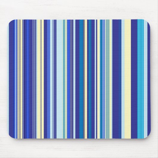 Stripe Blue Mouse Pad! Mousepad (Vorne)