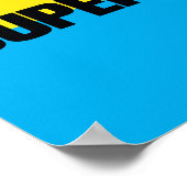 Stripe Boy Poster (Ecke)