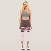 Stripe Classic Capri Leggings (Vorderseite)
