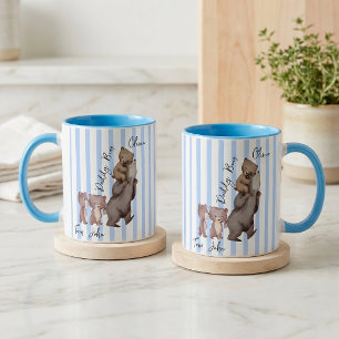 Stripe Daddy Bear Vatertagsgeschenk für Papa Tasse