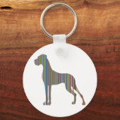 Stripe Dane Schlüsselanhänger (Vorderseite)