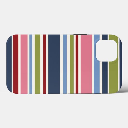 Stripe Deep Hues Tough Case-Mate iPhone Case (Rückseite (Horizontal))