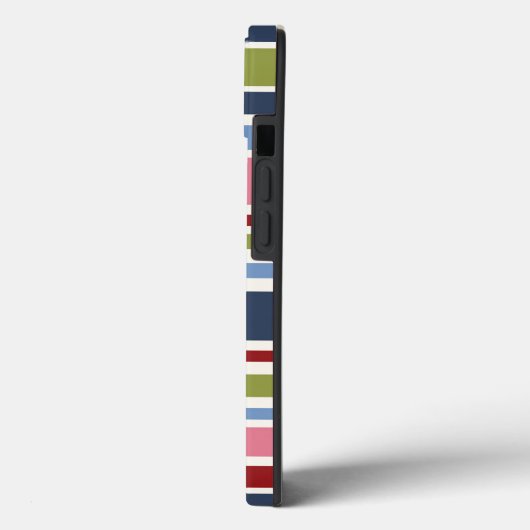 Stripe Deep Hues Tough Case-Mate iPhone Case (Rückseite / Links)