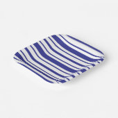 Stripe Design Muster Quadratisch Pappteller (Gewinkelt)