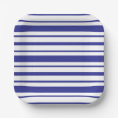 Stripe Design Muster Quadratisch Pappteller (Vorderseite)