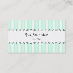 Stripe für Aqua Stripe Visitenkartenstreifen Visitenkarte