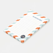 Stripe Mitzvah Post-it-Notizen Post-it Klebezettel (angewinkelt)