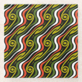 stripe pattern glasuntersetzer (Vorderseite)