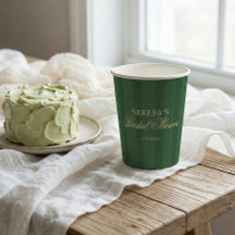 Stripe Vintage Green Bridal Shower