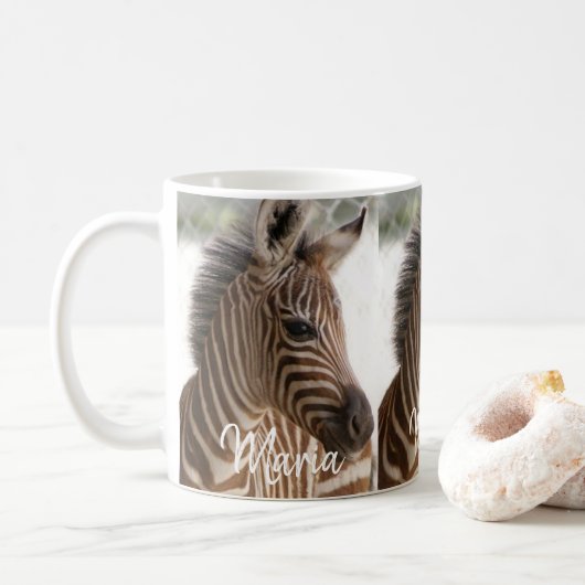 Stripe Zebra Tasse (Mit Donut)