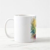 Striped Back Mouse 060724AREF114 - Watercolor Kaffeetasse (Links)