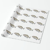STRIPED BASS GESCHENKPAPIER (Ungerollt)