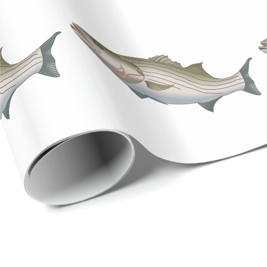 STRIPED BASS GESCHENKPAPIER (Rolleneckpunkt)