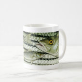 Striped Bass Graphic Kaffeetasse (VorderseiteRechts)