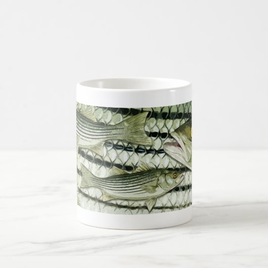 Striped Bass Graphic Kaffeetasse (Mittel)