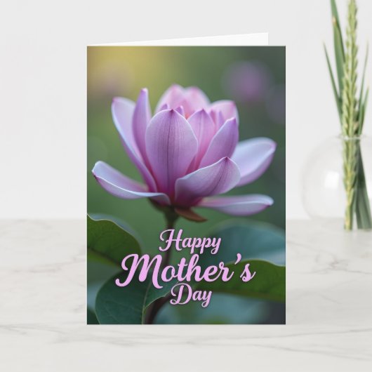 Striped Bloom Seasonal Card Karte (Vorderseite)