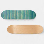 Striped Blue Lines Skateboard (Horizontal)