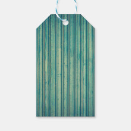 Striped Blue Metal Lines Gift Tags Geschenkanhänger