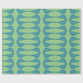 Striped Bluebird Geschenkpapier (Flach)