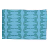 Striped Bluebird Kissenbezug (Rückseite-Links)