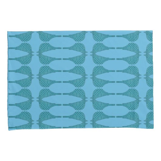 Striped Bluebird Kissenbezug (Vorderseite-Rechts)