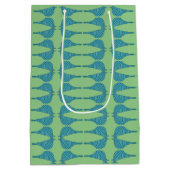 Striped Bluebird Mittlere Geschenktüte (Rückseite)