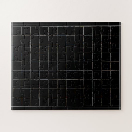 Striped Borders 80 Family Friends FotoCollage Puzzle (Horizontal)