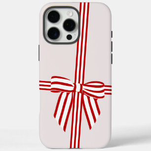 Striped Bow iPhone Case