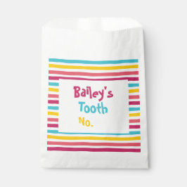 Striped Candy Number Es ist Ihr Spaß Tooth Bag Geschenktütchen