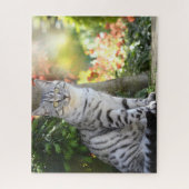 Striped Cat Jigsaw Puzzle (Vertikal)